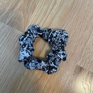 Grey and Black Lululemon Scrunchie